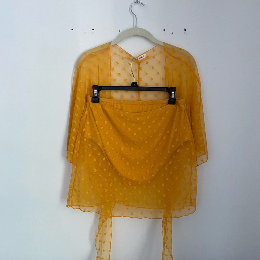 Wild Honey Gold Star Mesh Festival Set